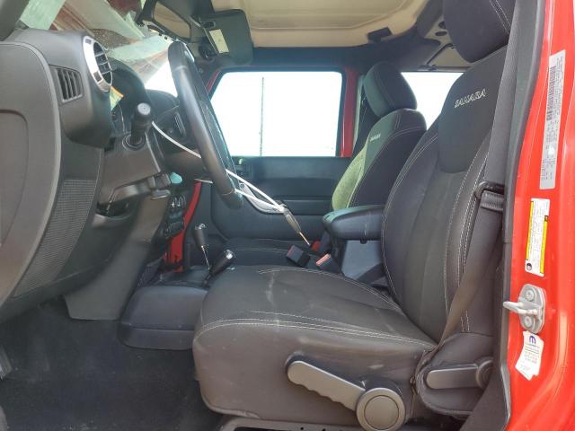 1C4BJWEGXJL935802 - 2018 JEEP WRANGLER U SAHARA RED photo 7