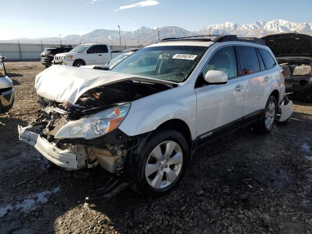 4S4BRBGC8A3338784 - 2010 SUBARU OUTBACK 2.5I PREMIUM WHITE photo 1