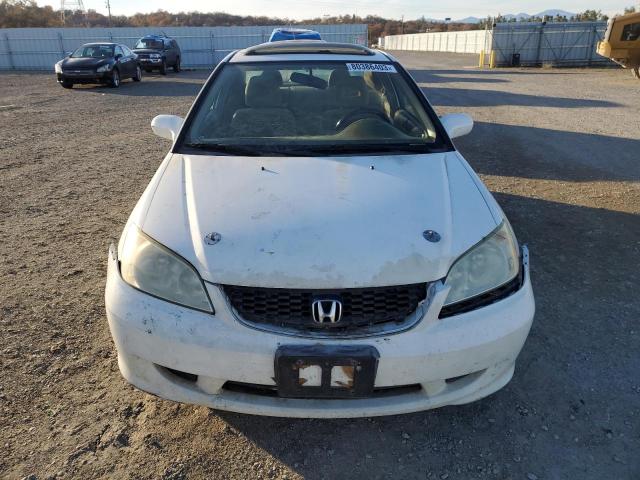 1HGEM22905L065407 - 2005 HONDA CIVIC EX WHITE photo 5