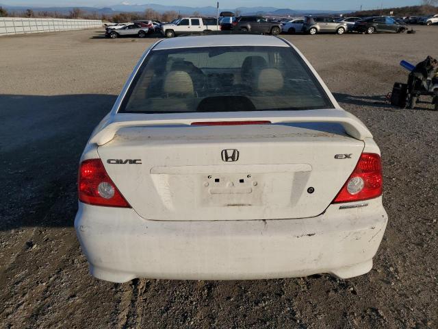 1HGEM22905L065407 - 2005 HONDA CIVIC EX WHITE photo 6