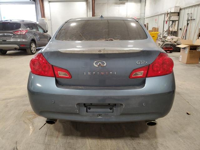 JNKCV61FX9M357968 - 2009 INFINITI G37 BLUE photo 6