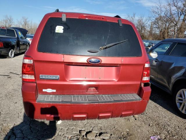 1FMCU0D74CKB30991 - 2012 FORD ESCAPE XLT RED photo 6