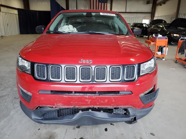 3C4NJCAB5JT420703 - 2018 JEEP COMPASS SPORT RED photo 5