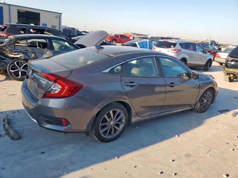 19XFC1F38KE002761 - 2019 HONDA CIVIC EX GRAY photo 3