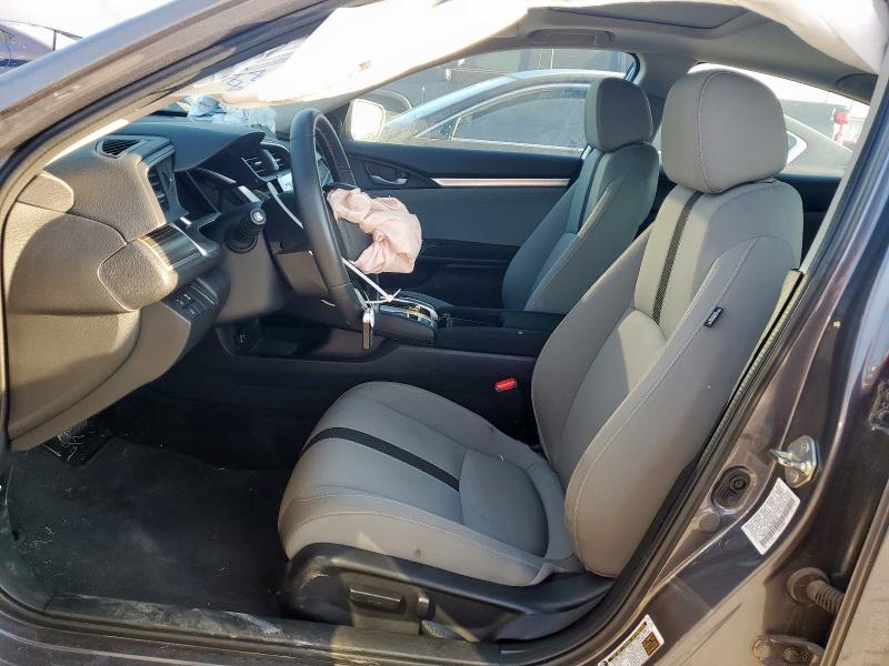 19XFC1F38KE002761 - 2019 HONDA CIVIC EX GRAY photo 7