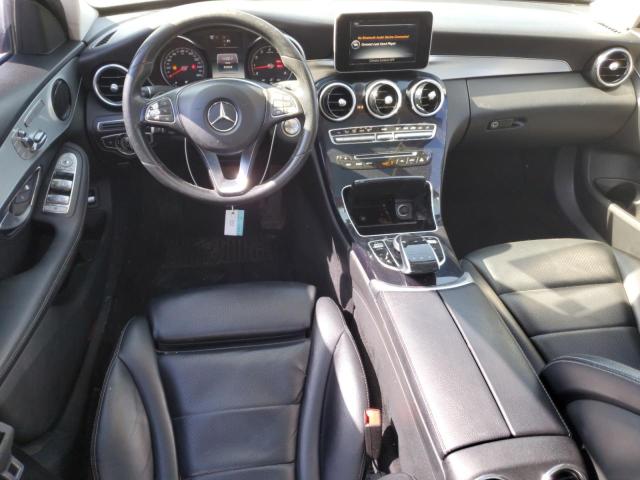 55SWF4KB1GU147341 - 2016 MERCEDES-BENZ C 300 4MATIC SILVER photo 8