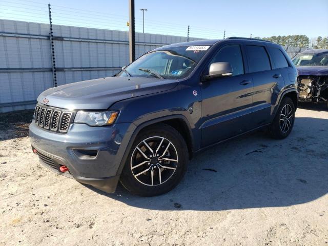 1C4RJFLGXMC549404 - 2021 JEEP GRAND CHER TRAILHAWK BLUE photo 1