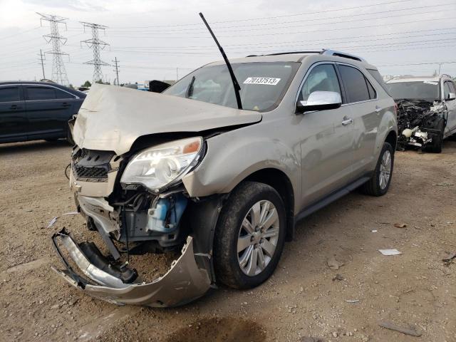 2CNFLFE55B6402563 - 2011 CHEVROLET EQUINOX LTZ BEIGE photo 1