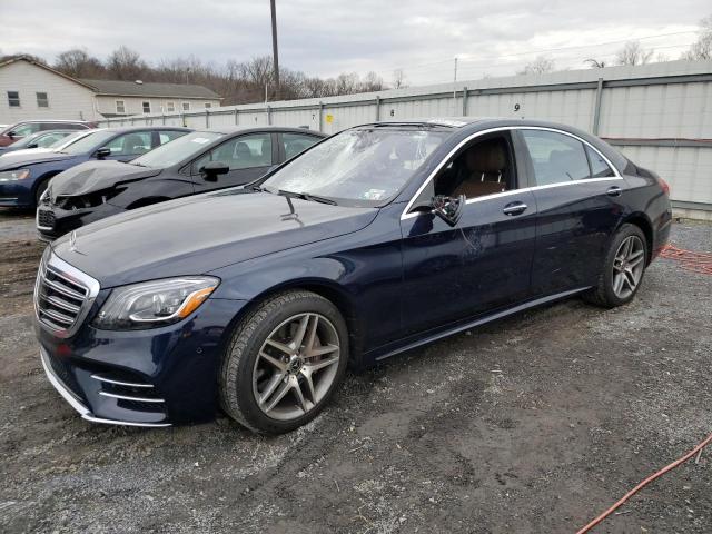 WDDUG8GB9JA383487 - 2018 MERCEDES-BENZ S 560 4MATIC BLUE photo 1