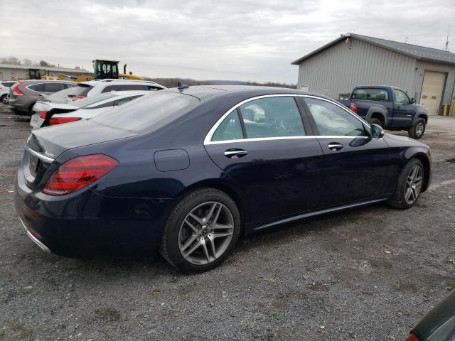 WDDUG8GB9JA383487 - 2018 MERCEDES-BENZ S 560 4MATIC BLUE photo 3