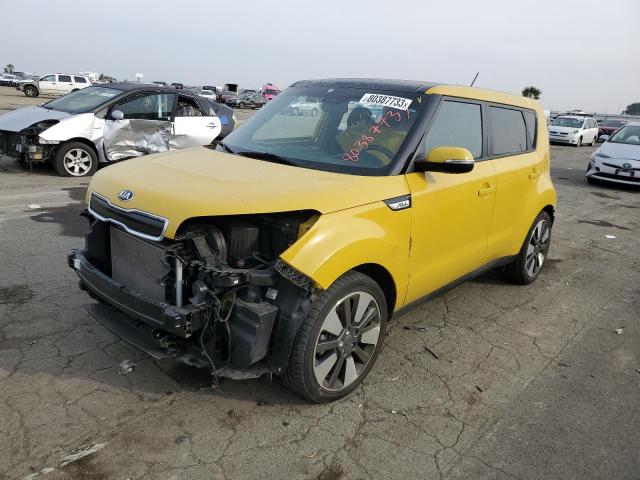 KNDJX3A51E7054031 - 2014 KIA SOUL ! YELLOW photo 1