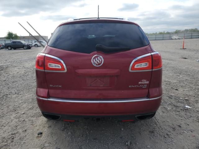 5GAKVDKD7DJ190575 - 2013 BUICK ENCLAVE RED photo 6