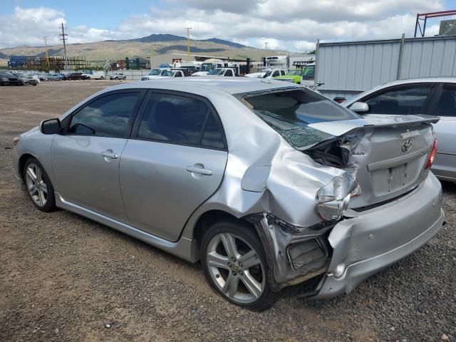 1NXBE40E69Z139144 - 2009 TOYOTA COROLLA XRS SILVER photo 2