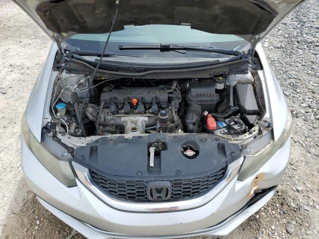 19XFB2F55DE089581 - 2013 HONDA CIVIC LX SILVER photo 11