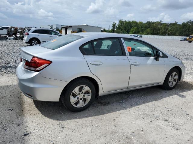 19XFB2F55DE089581 - 2013 HONDA CIVIC LX SILVER photo 3