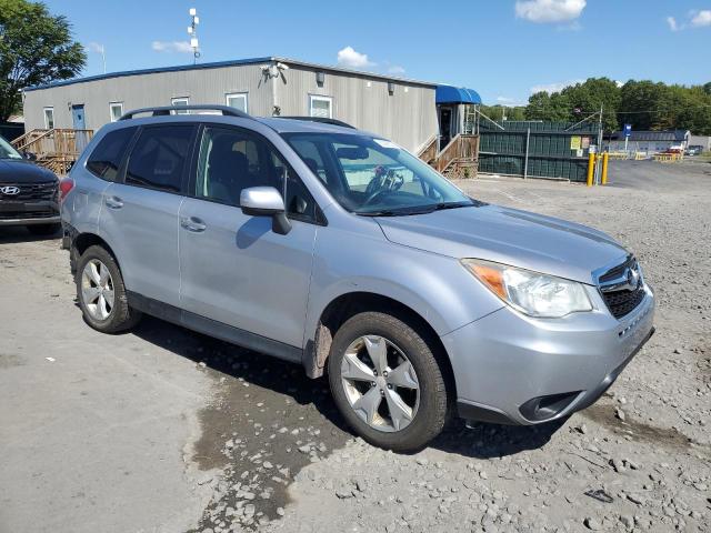 JF2SJAEC9EH441957 - 2014 SUBARU FORESTER 2.5I PREMIUM SILVER photo 4
