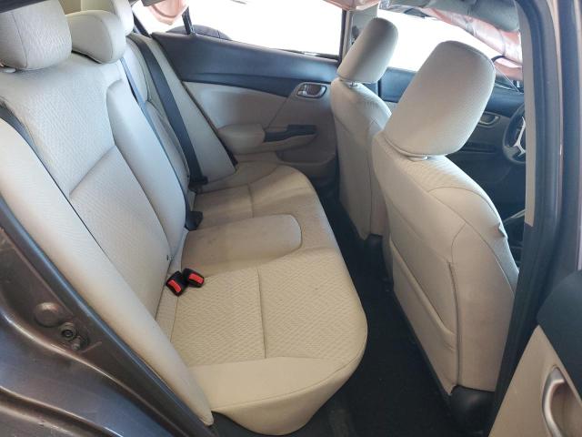 19XFB2F5XEE015204 - 2014 HONDA CIVIC LX ნაცრისფერი ფოტო 10