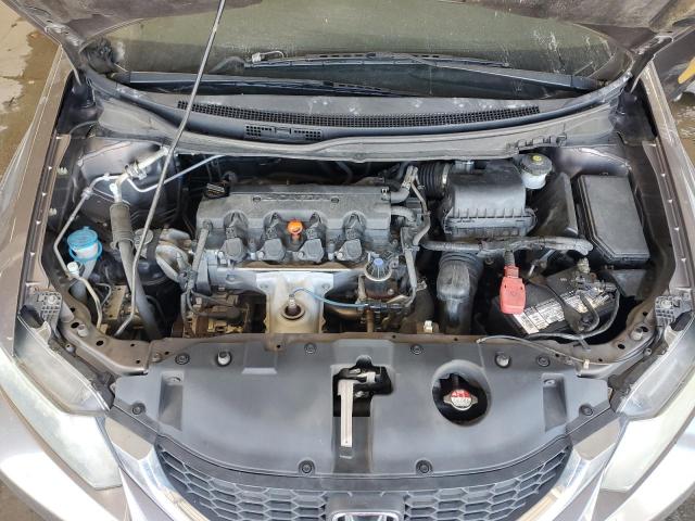 19XFB2F5XEE015204 - 2014 HONDA CIVIC LX ნაცრისფერი ფოტო 11