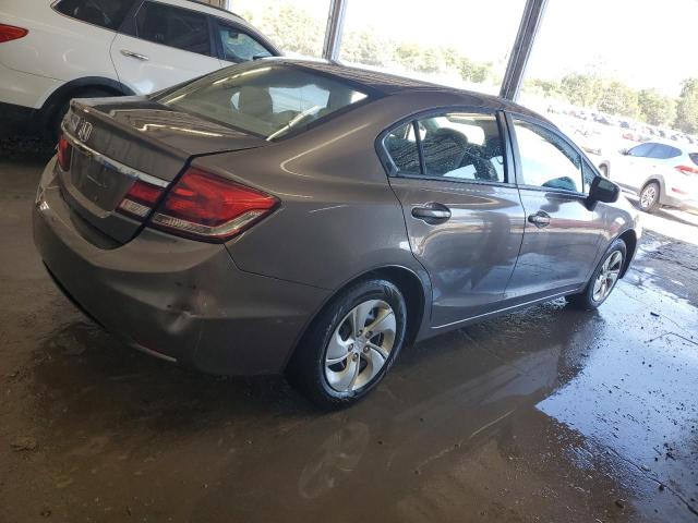 19XFB2F5XEE015204 - 2014 HONDA CIVIC LX ნაცრისფერი ფოტო 3