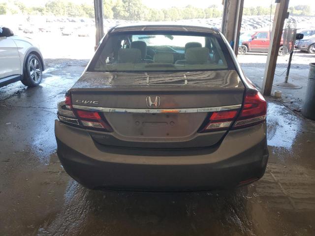 19XFB2F5XEE015204 - 2014 HONDA CIVIC LX ნაცრისფერი ფოტო 6
