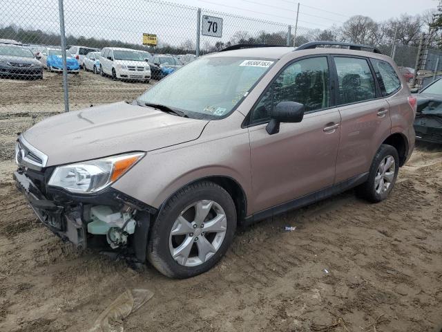 JF2SJABC6FH547403 - 2015 SUBARU FORESTER 2.5I TAN photo 1