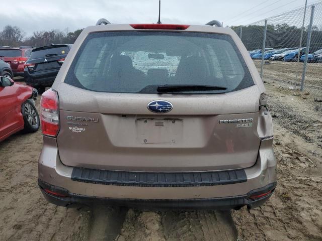 JF2SJABC6FH547403 - 2015 SUBARU FORESTER 2.5I TAN photo 6