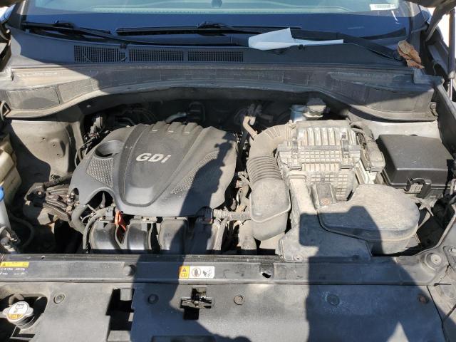 5XYZUDLB7DG070109 - 2013 HYUNDAI SANTA FE S GRAY photo 12