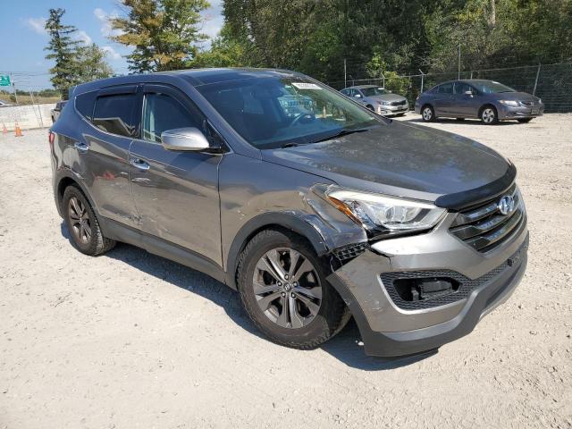 5XYZUDLB7DG070109 - 2013 HYUNDAI SANTA FE S GRAY photo 4