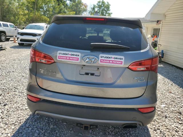 5XYZUDLB7DG070109 - 2013 HYUNDAI SANTA FE S GRAY photo 6