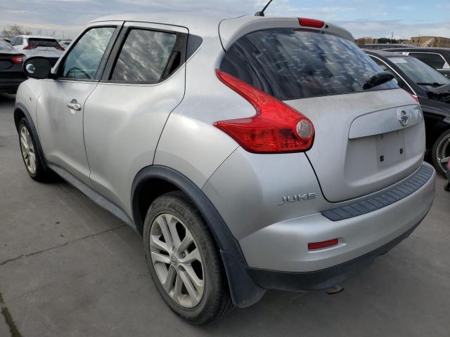 JN8AF5MR3ET350063 - 2014 NISSAN JUKE S SILVER photo 2