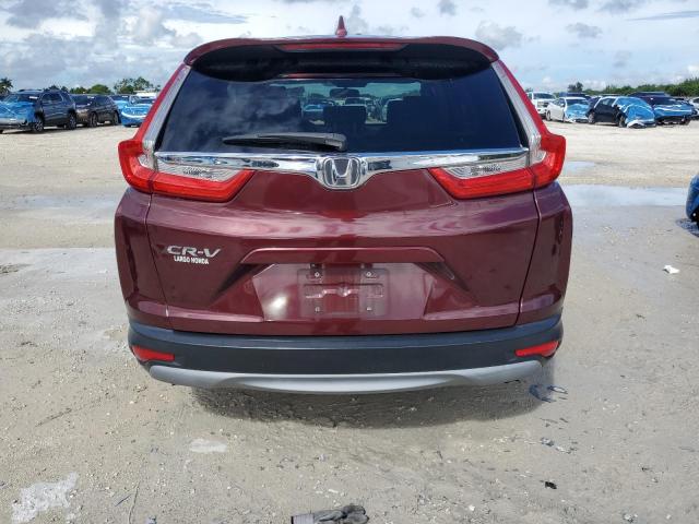 7FARW1H56KE004140 - 2019 HONDA CR-V EX BURGUNDY photo 11