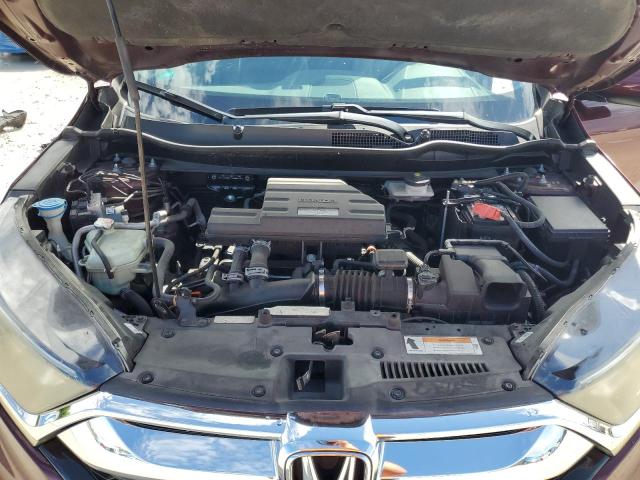 7FARW1H56KE004140 - 2019 HONDA CR-V EX BURGUNDY photo 12