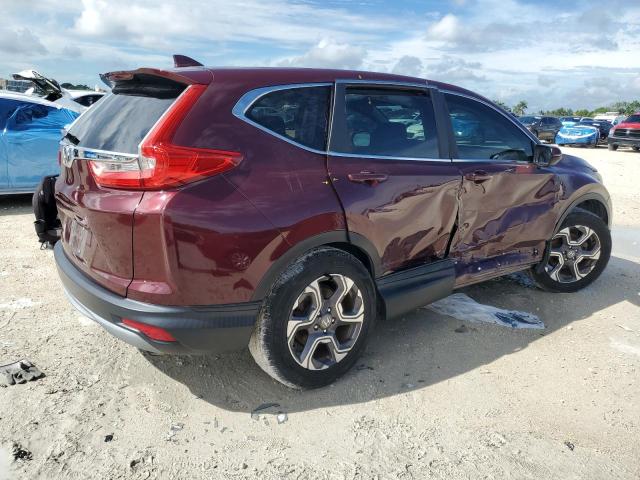 7FARW1H56KE004140 - 2019 HONDA CR-V EX BURGUNDY photo 3