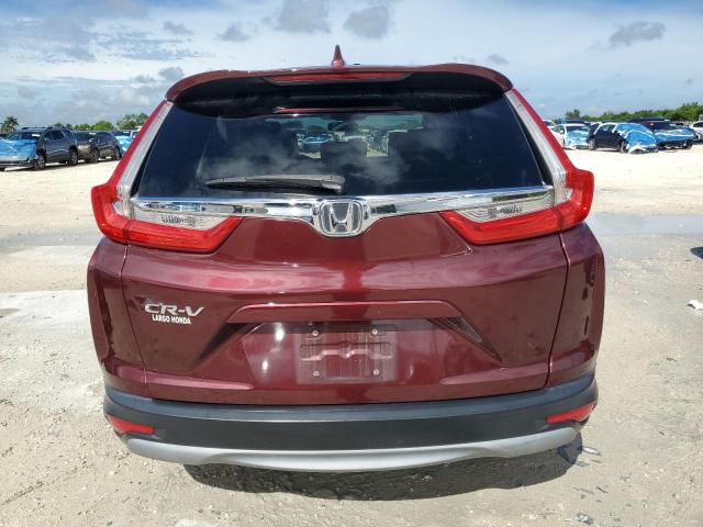 7FARW1H56KE004140 - 2019 HONDA CR-V EX BURGUNDY photo 6