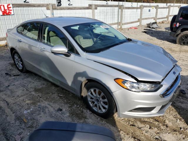 3FA6P0G74HR185003 - 2017 FORD FUSION S SILVER photo 4