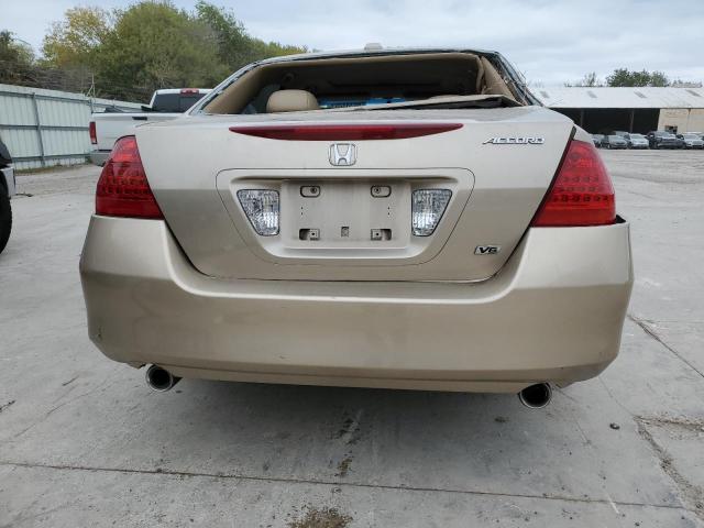 1HGCM66506A061294 - 2006 HONDA ACCORD EX BEIGE photo 6