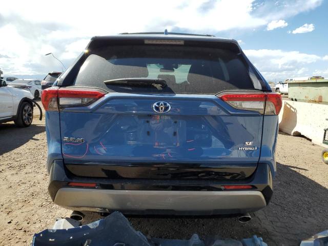 2T3T6RFV6RW059078 - 2024 TOYOTA RAV4 SE BLUE photo 6