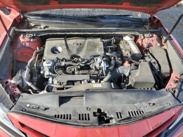 4T1B11HK9KU259269 - 2019 TOYOTA CAMRY L RED photo 11