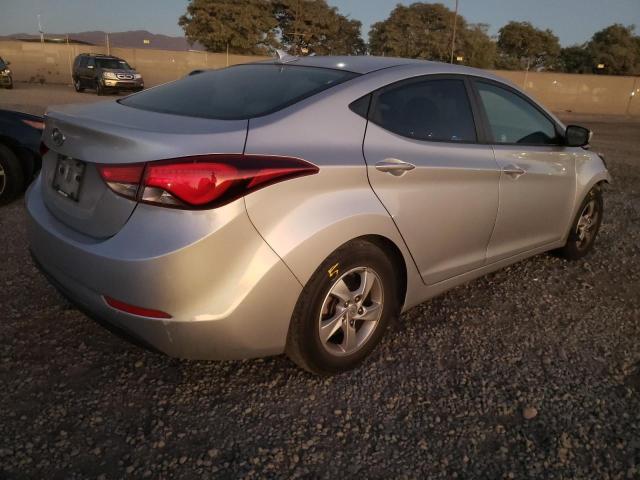 5NPDH4AE2EH501669 - 2014 HYUNDAI ELANTRA SE SILVER photo 3