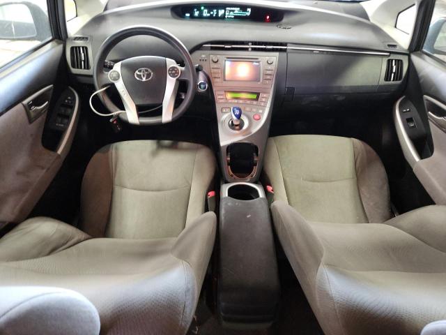 JTDKN3DU0C1508119 - 2012 TOYOTA PRIUS BLUE photo 8