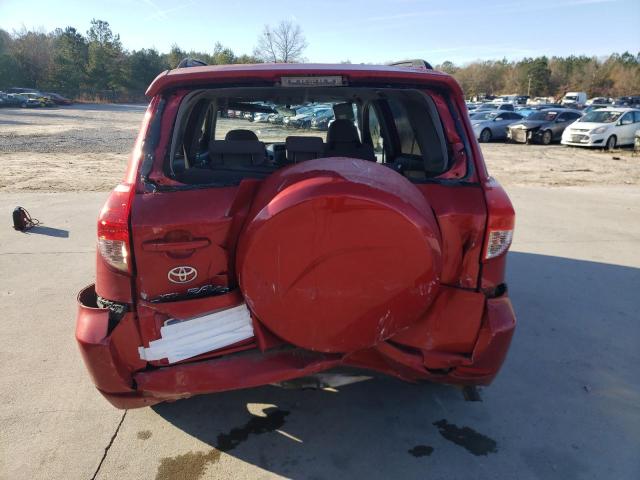 JTMZD33V486059484 - 2008 TOYOTA RAV4 RED photo 6