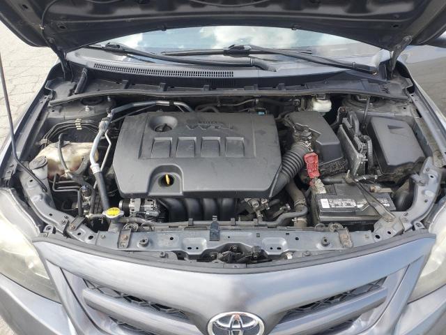 2T1BU4EE8DC021182 - 2013 TOYOTA COROLLA BASE Մոխրագույն լուսանկար 11