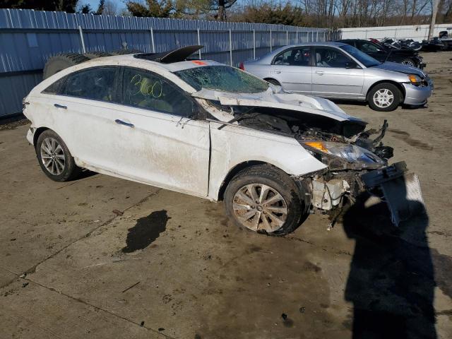 5NPEC4AC3EH872955 - 2014 HYUNDAI SONATA SE WHITE photo 4