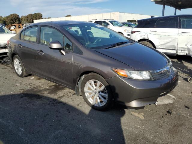 2HGFB2F8XCH555018 - 2012 HONDA CIVIC EX GRAY photo 4