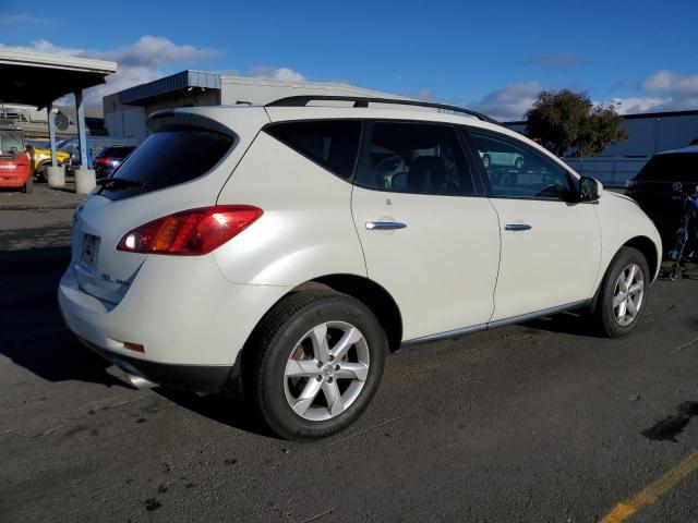 JN8AZ18W39W214407 - 2009 NISSAN MURANO S WHITE photo 3