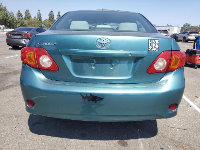 1NXBU40E19Z064176 - 2009 TOYOTA COROLLA BASE فيروزي صورة 6