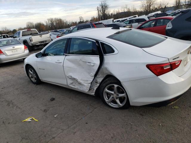 1G1ZB5ST6JF215508 - 2018 CHEVROLET MALIBU LS WHITE photo 2