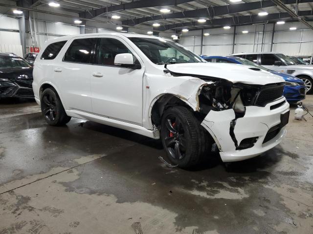 1C4SDJGJ2JC416326 - 2018 DODGE DURANGO SRT WHITE photo 4