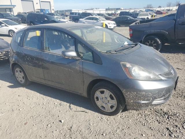 JHMGE8H30DC082134 - 2013 HONDA FIT GRAY photo 4