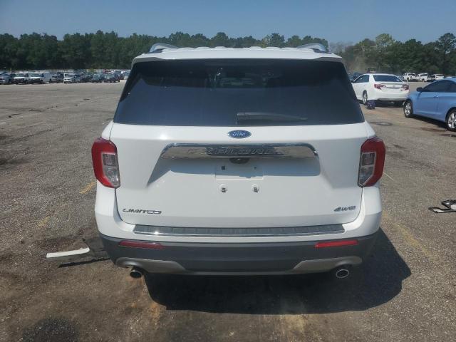 1FMSK8FH4MGA72732 - 2021 FORD EXPLORER LIMITED Ақ фото 6